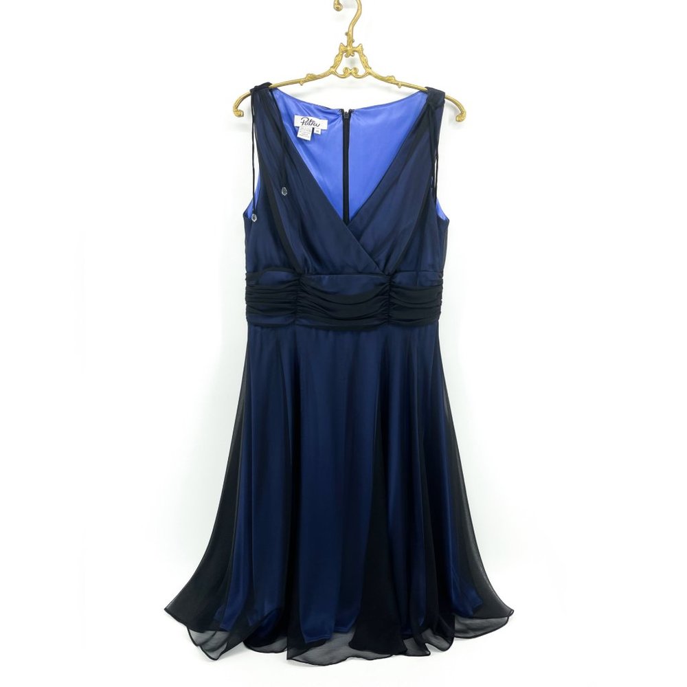 PATRA🌺Chiffon Cocktail Evening Party Midi Dress